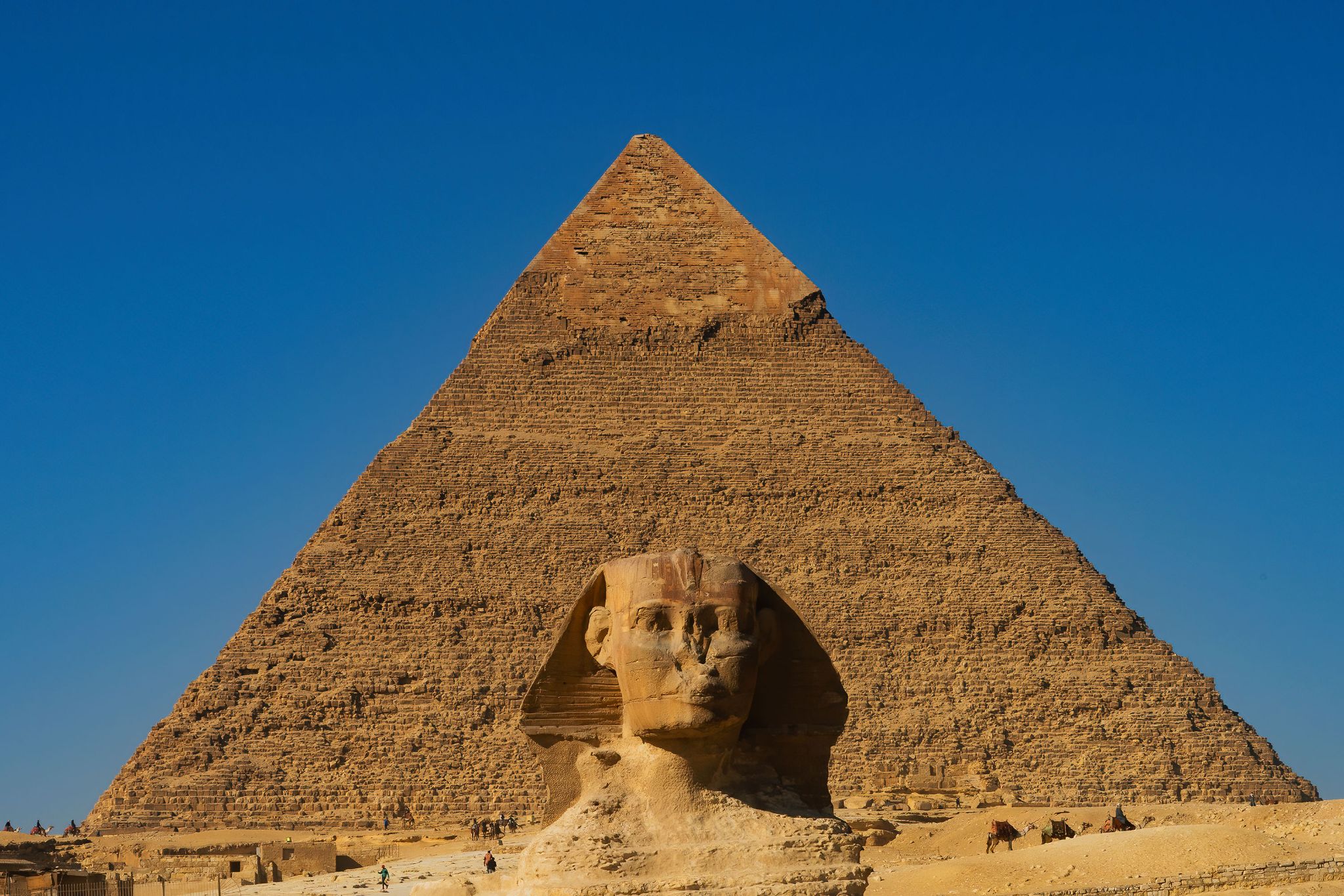 Giza Pyramids and Sphinx